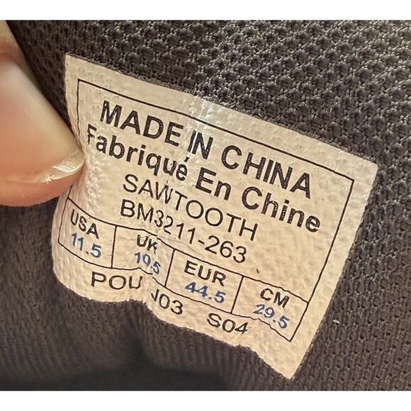 Columbia Sawtooth Hiking Boots Men’s 11.5 Brown Suede Mesh Trail Trekking Grip - Picture 11 of 11